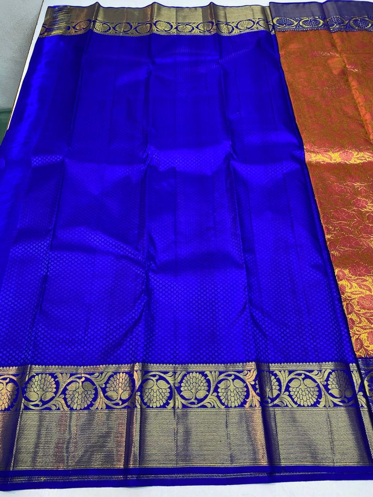 Bridal Korvai Kanchipuram Silk Saree - Image 8