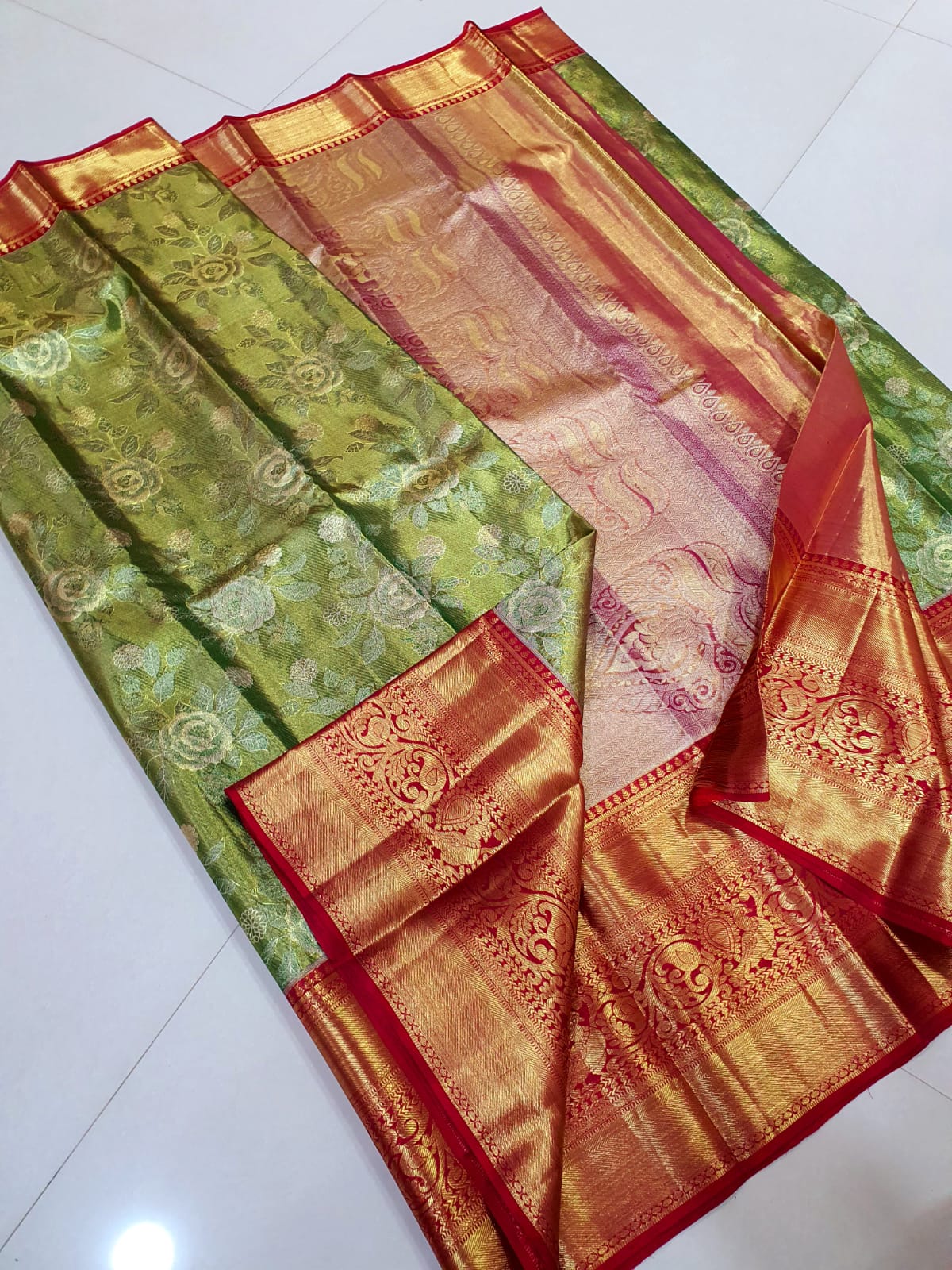 Exclusive Bridal Kanchipuram Tissue Silk Sarees Collection - Image 4