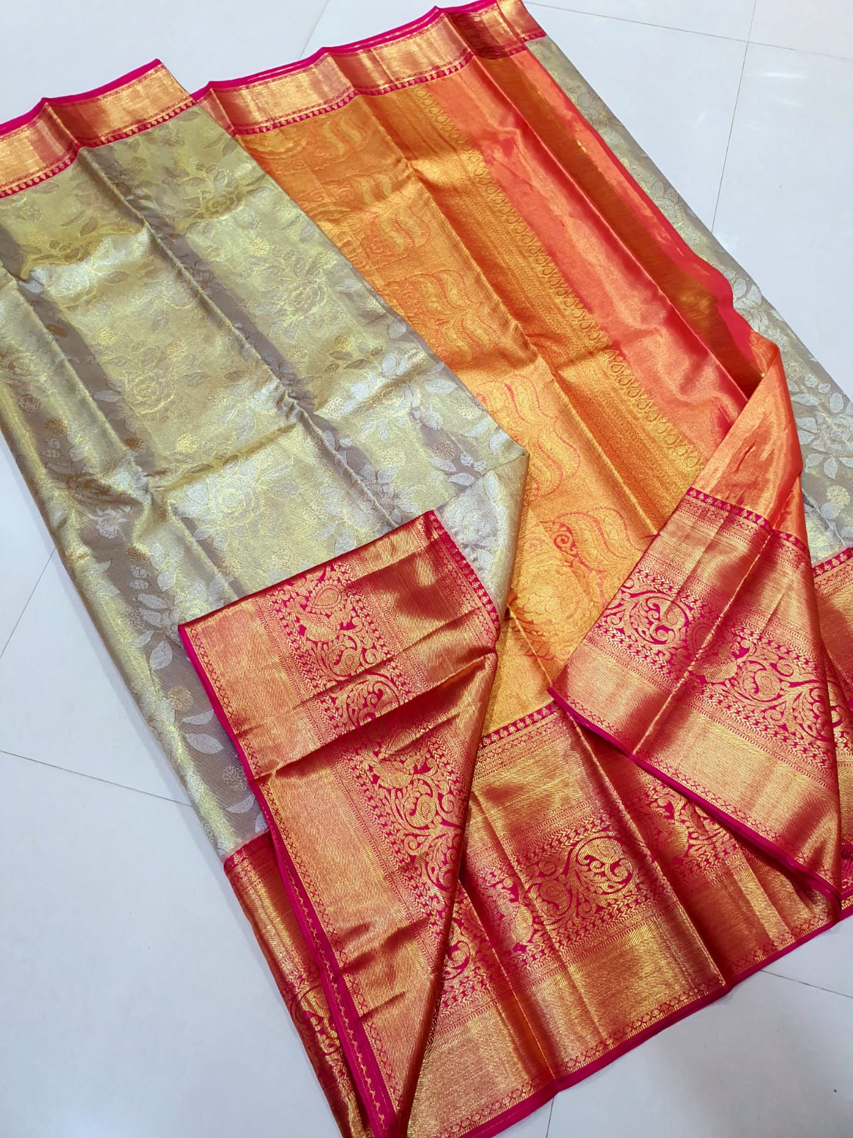 Exclusive Bridal Kanchipuram Tissue Silk Sarees Collection - Image 7