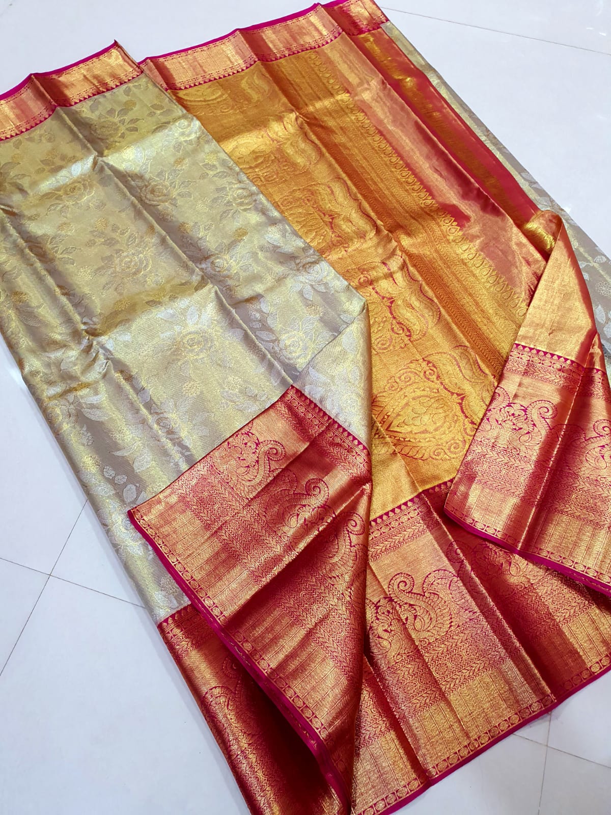 Exclusive Bridal Kanchipuram Tissue Silk Sarees Collection - Image 8