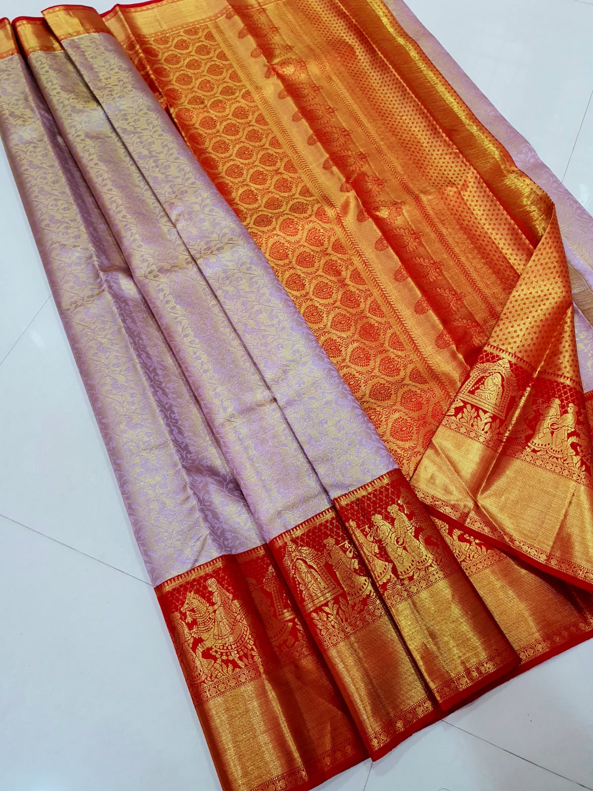 Exclusive Pallaku Design Bridal Kanchipuram Tissue Silk Sarees Collection - Image 6