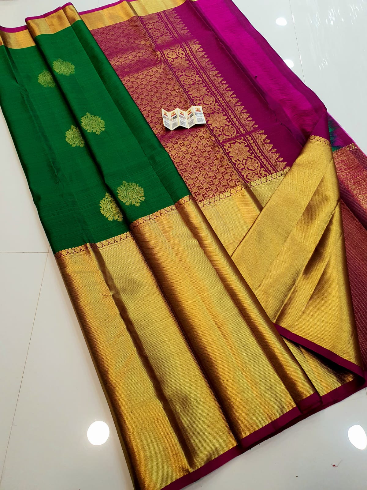 Long Border Kanchipuram Silk Sarees Collection - Image 11
