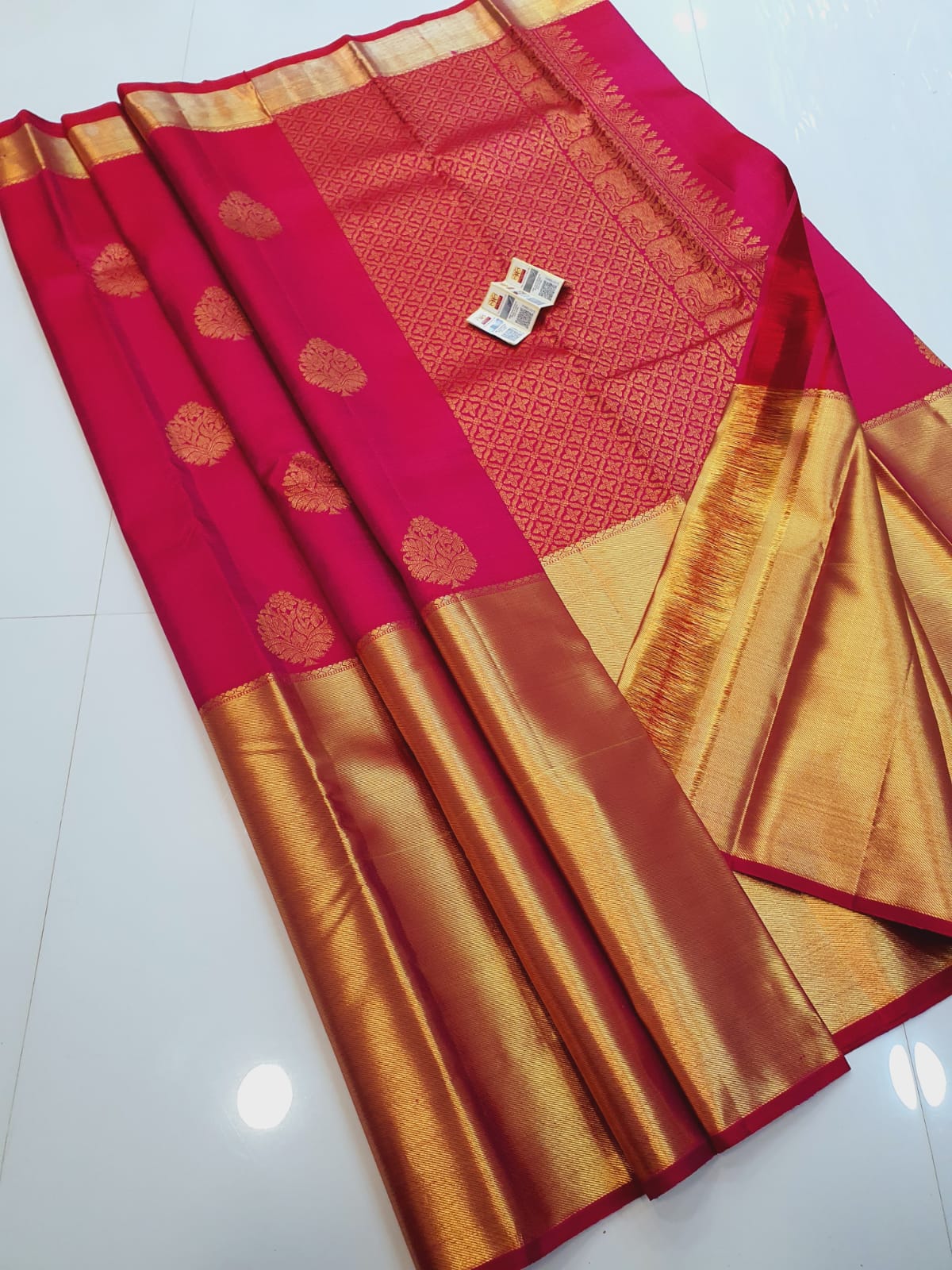 Long Border Kanchipuram Silk Sarees Collection - Image 5