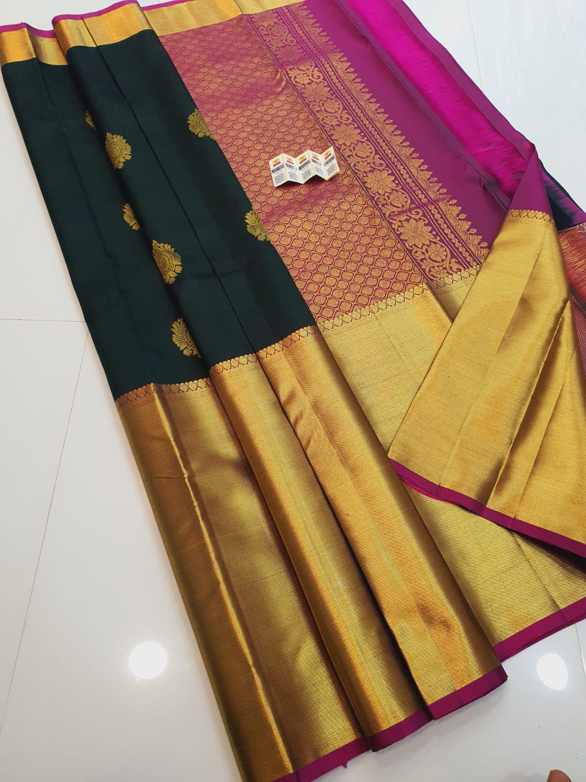 Long Border Kanchipuram Silk Sarees Collection - Image 6