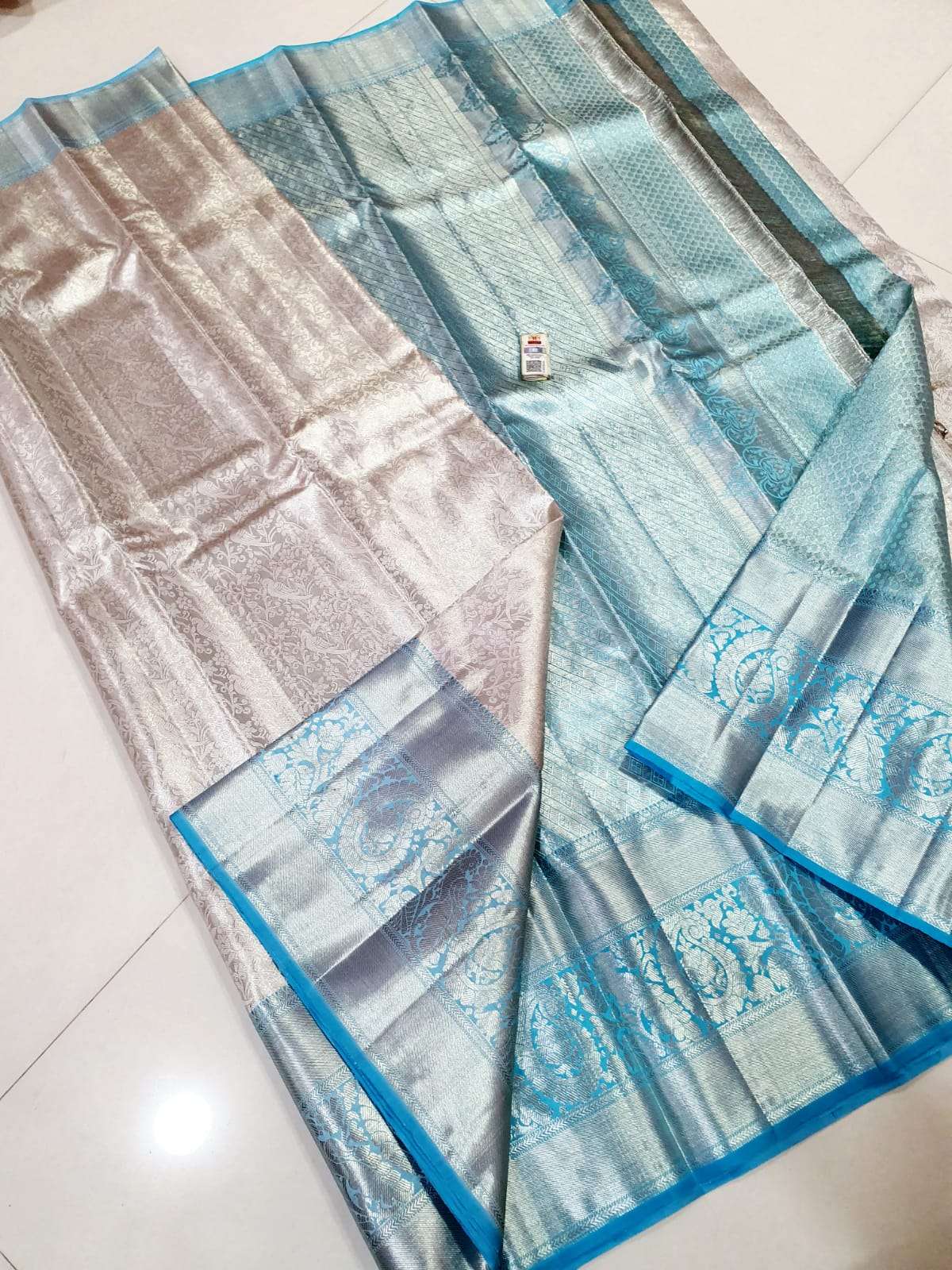 Unique Shades Pure Tissue Kanchipuram Silk Sarees Collection - Image 5