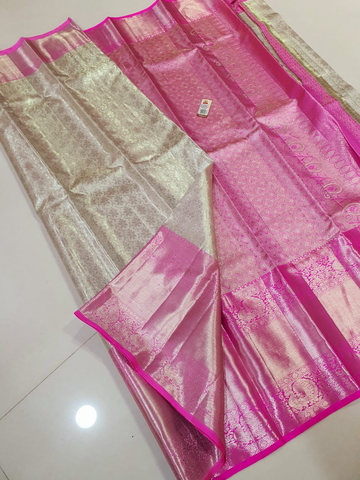 Unique Shades Pure Tissue Kanchipuram Silk Sarees Collection - Image 7