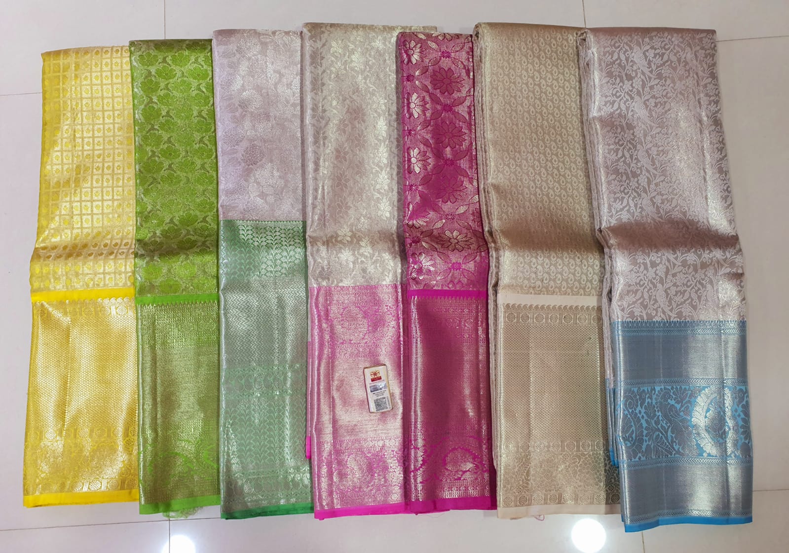 Unique Shades Pure Tissue Kanchipuram Silk Sarees Collection - Image 8